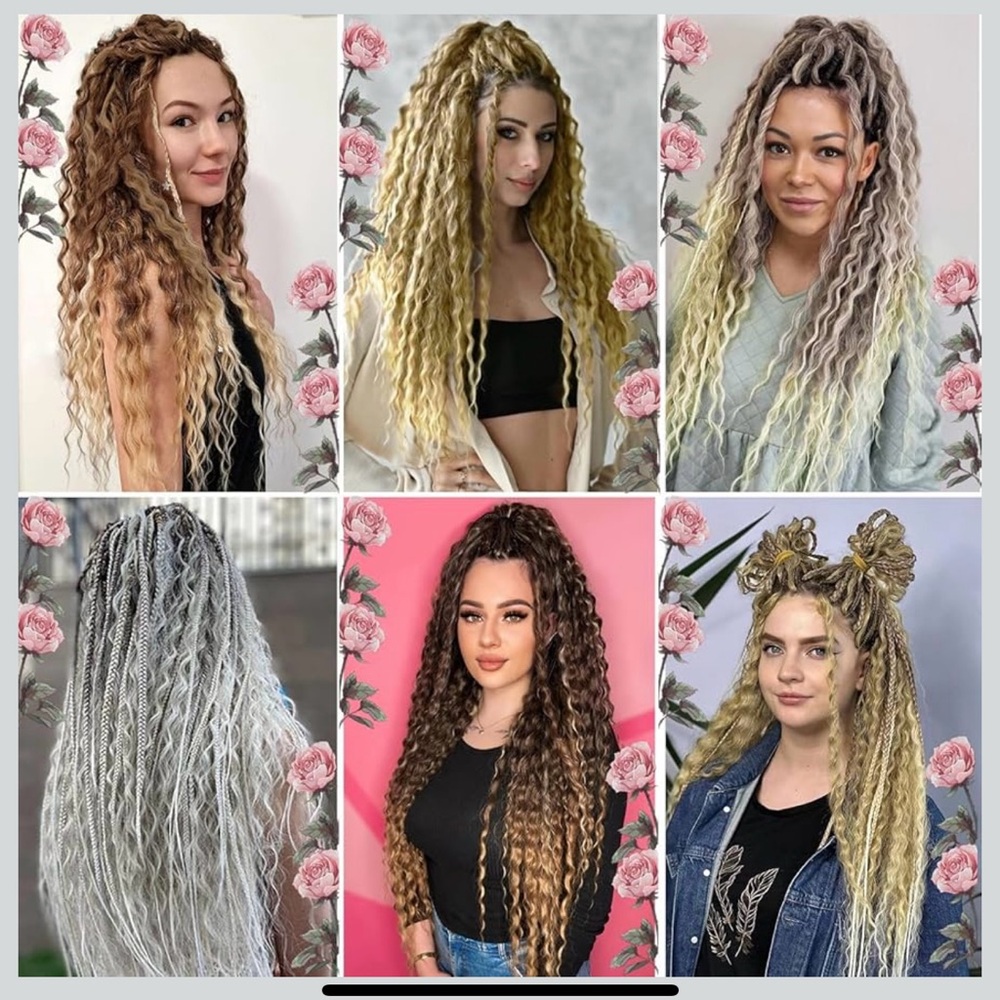 HAIR, 24” Mixed Dreadlocks Extensions, 30 Strands, T350